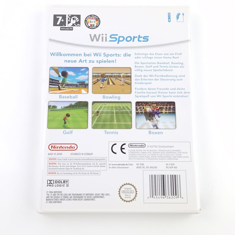 Nintendo Wii Spiel : Wii Sports - CD Anleitung OVP dt. PAL Sport