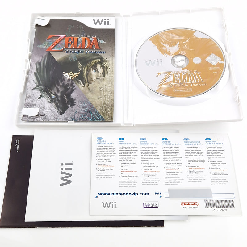 Nintendo Wii Spiel : Zelda Twilight Princess - mit allen Begleitheften OVP PAL