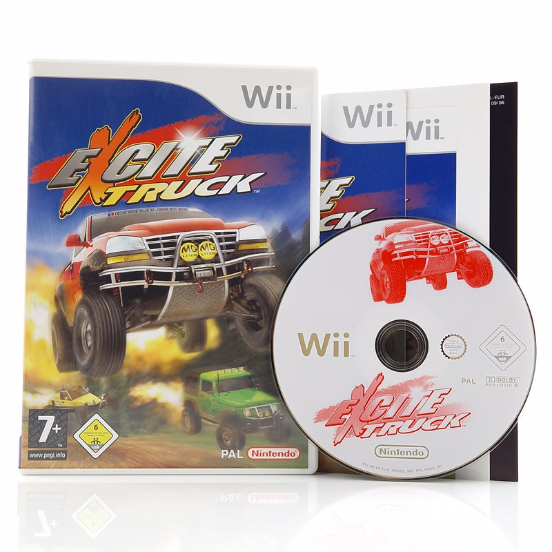 Nintendo Wii Spiel : Excite Truck - CD Disk Anleitung OVP / Wii U kompatibel PAL