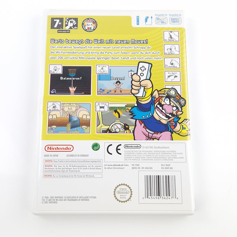 Nintendo Wii Spiel : Warioware Smooth Moves  - CD Anleitung OVP / Wii U kompa.