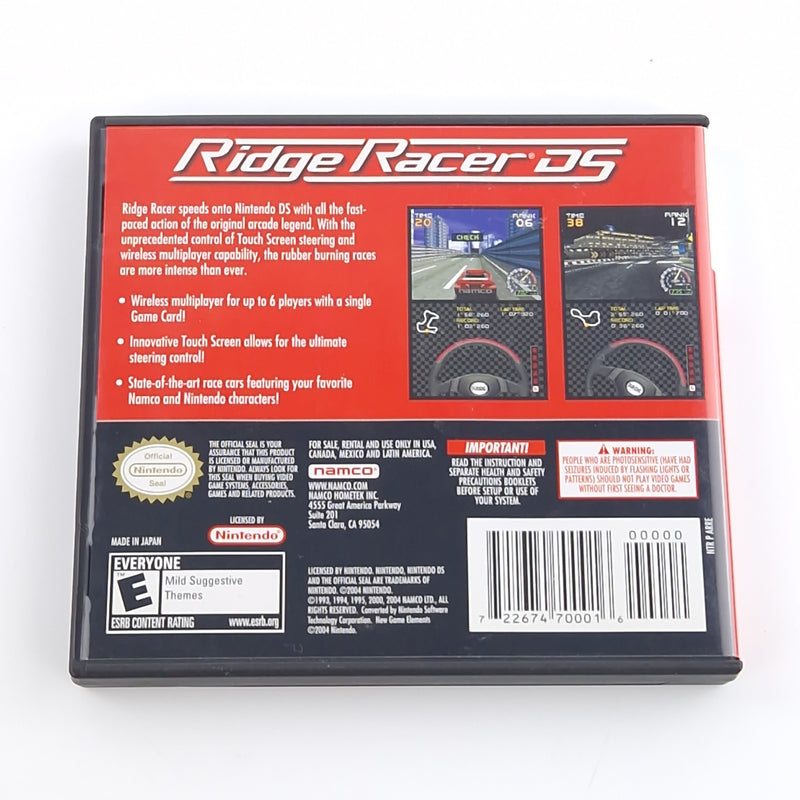 Nintendo DS Spiel : Ridge Racer DS - NTSC-U/C USA Game / OVP 3DS kompatibel