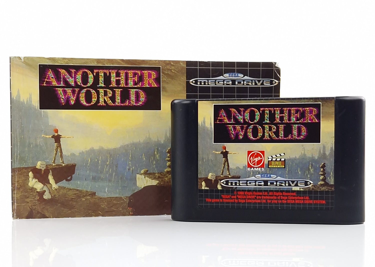 Sega Mega Drive Spiel : Another World - MD Modul + Anleitung PAL