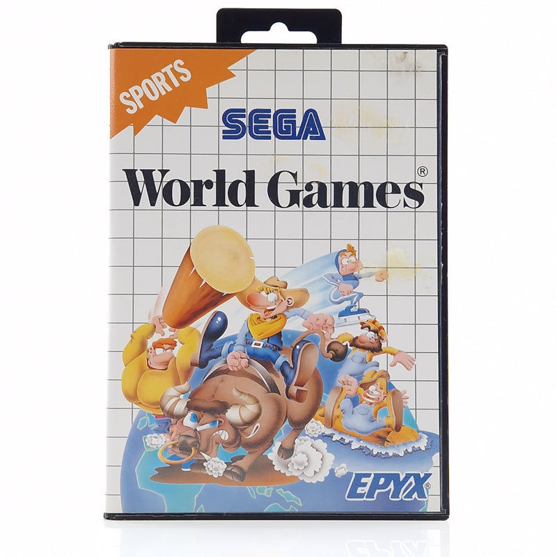 Sega Master System Spiel : World Games - MD Modul Cartridge OVP ohne Anleitung