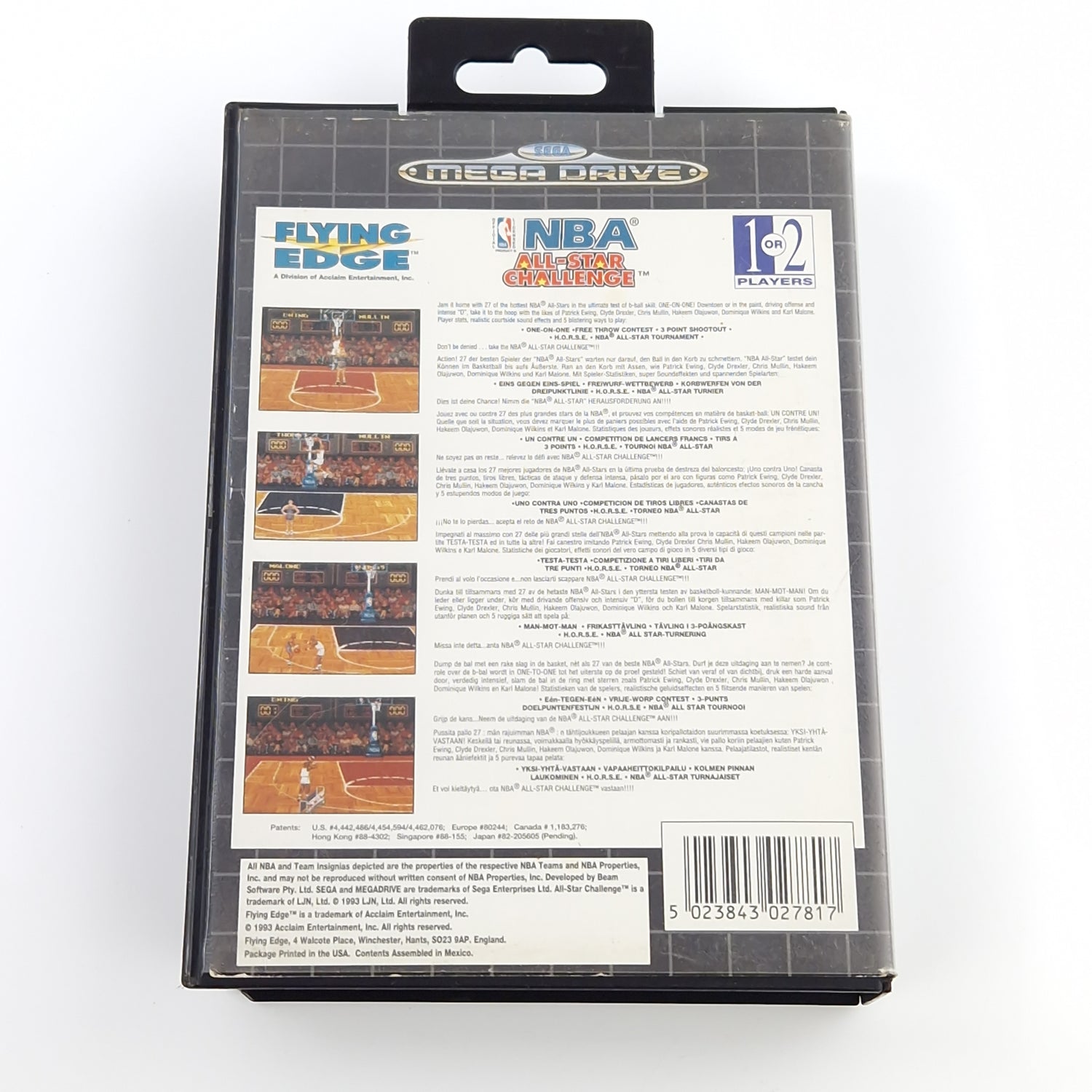 Sega Mega Drive Spiel : NBA All-Star Challenge - MD Modul OVP / Basketball