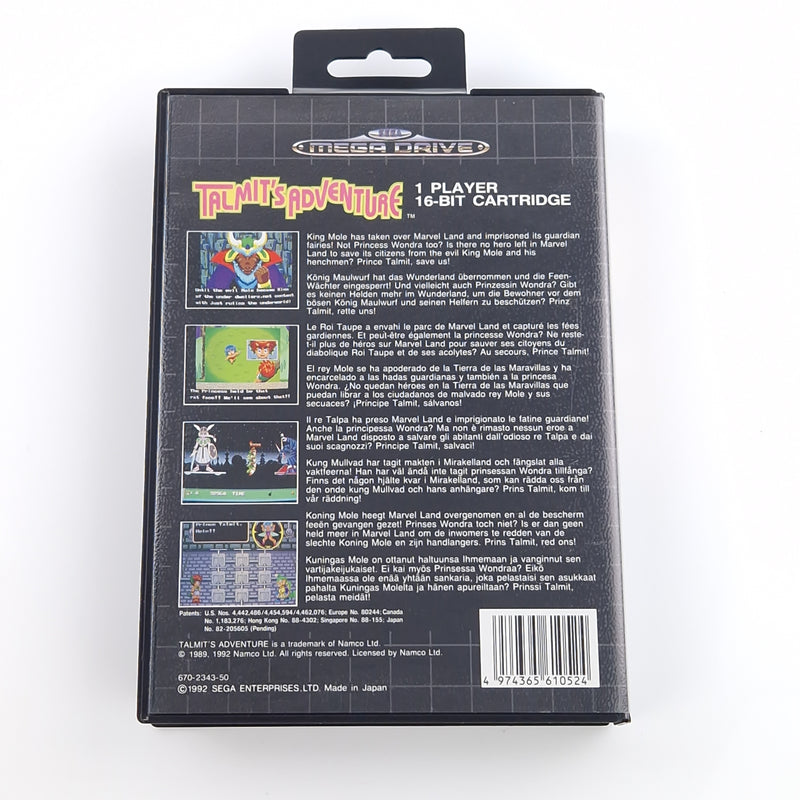 Sega Mega Drive Spiel : Talmits Adventure - MD Modul OVP ohne Anleitung PAL