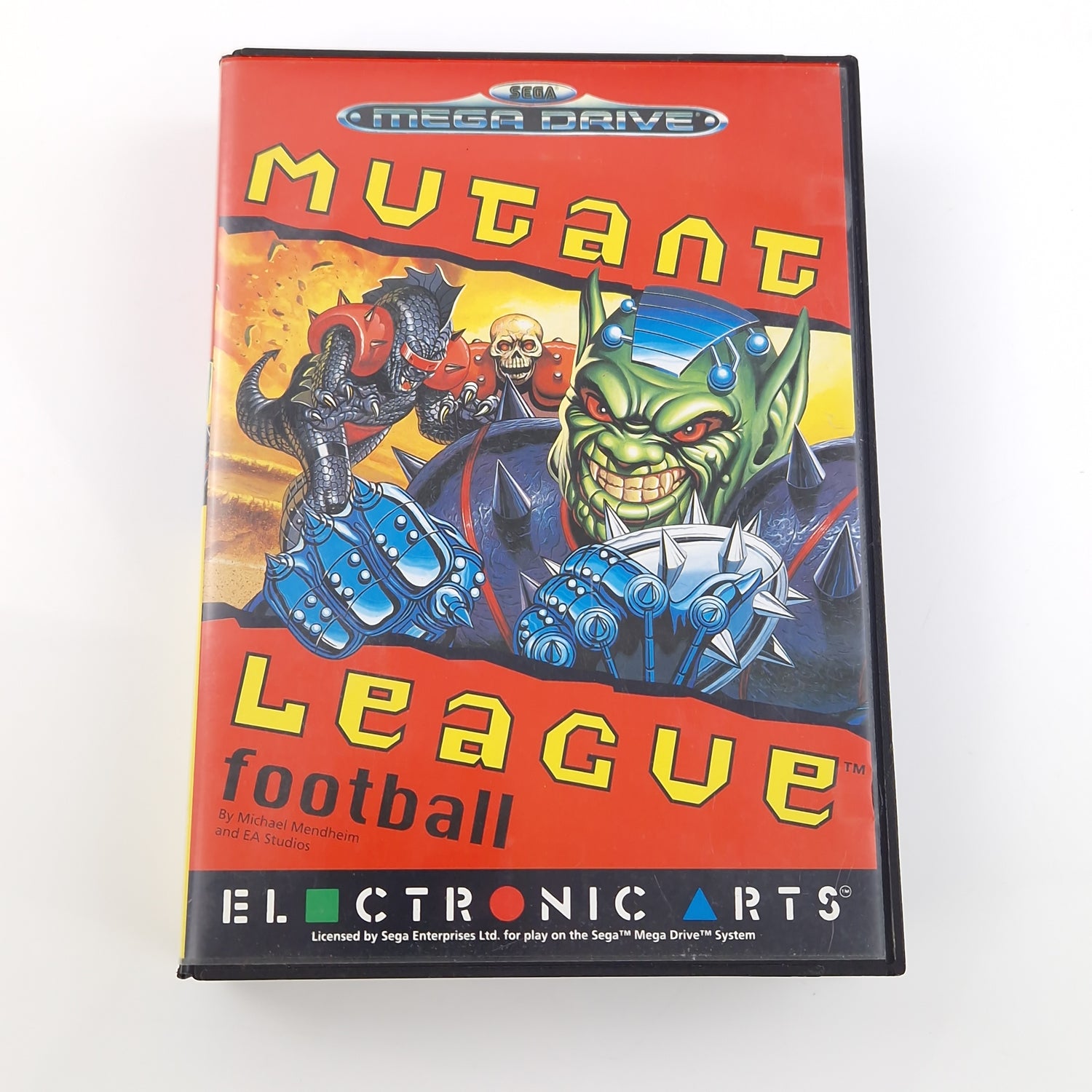 Sega Mega Drive Spiel : Mutant League Football - MD Modul Anleitung OVP PAL