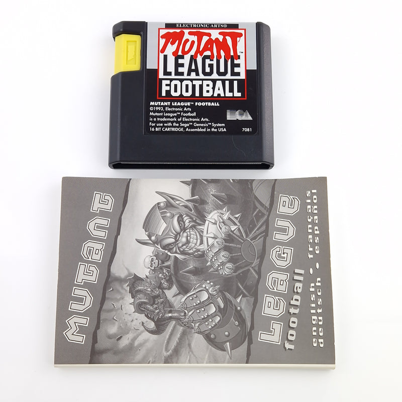 Sega Mega Drive Spiel : Mutant League Football - MD Modul Anleitung OVP PAL