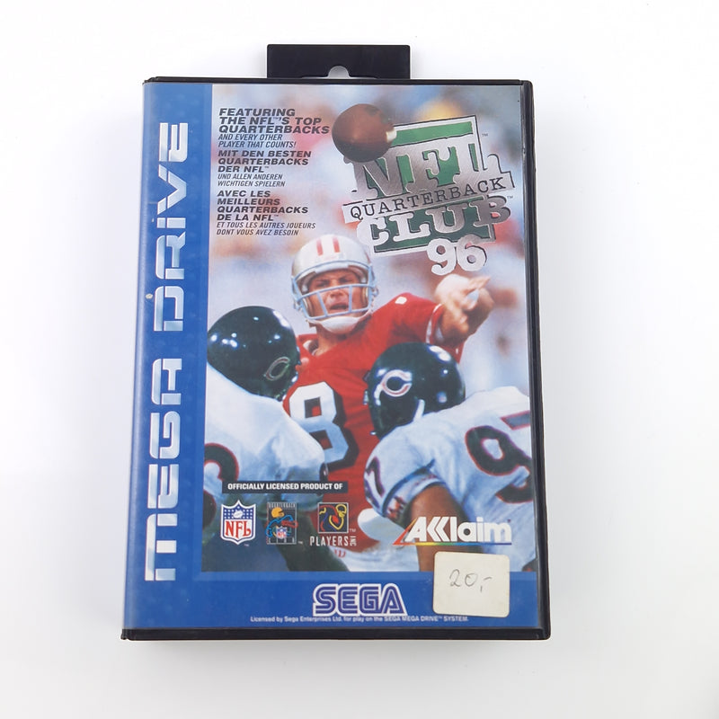 Sega Mega Drive Spiel : NFL Quarterback Club 96 - MD Modul Anleitung OVP PAL