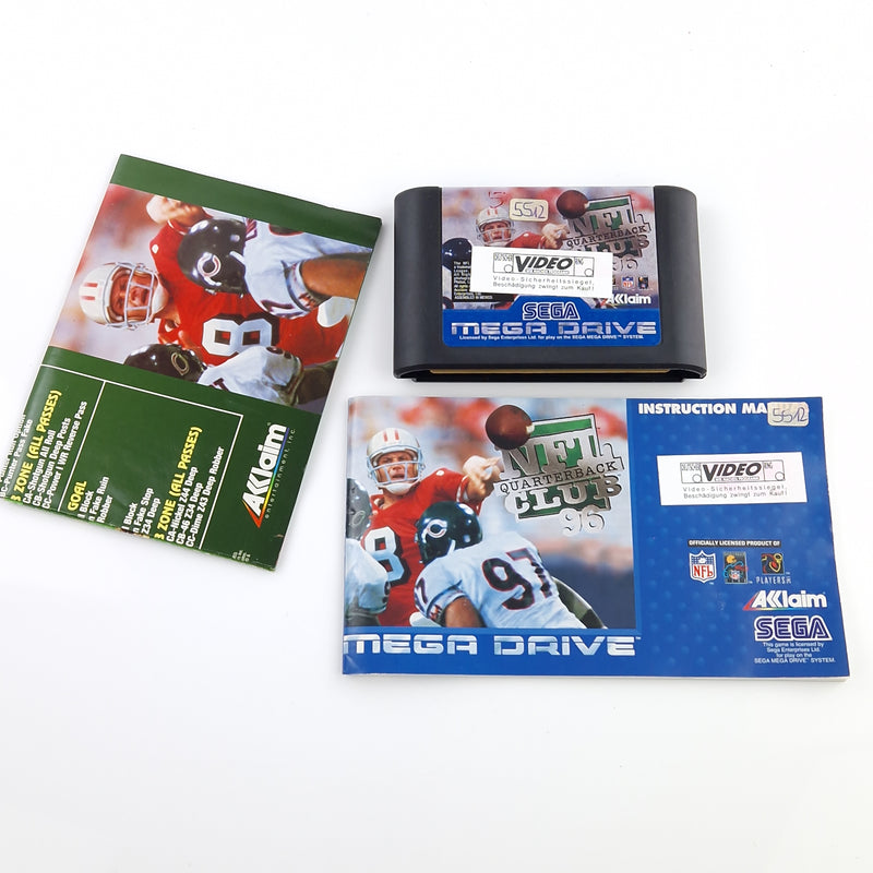 Sega Mega Drive Spiel : NFL Quarterback Club 96 - MD Modul Anleitung OVP PAL