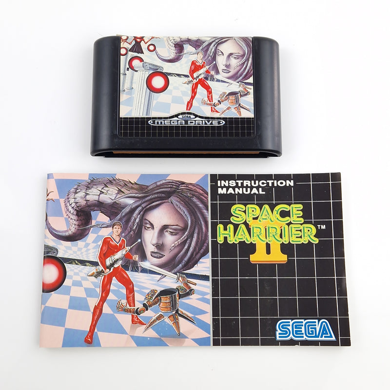 Sega Mega Drive Spiel : Space Harrier II - MD Modul Anleitung OVP PAL