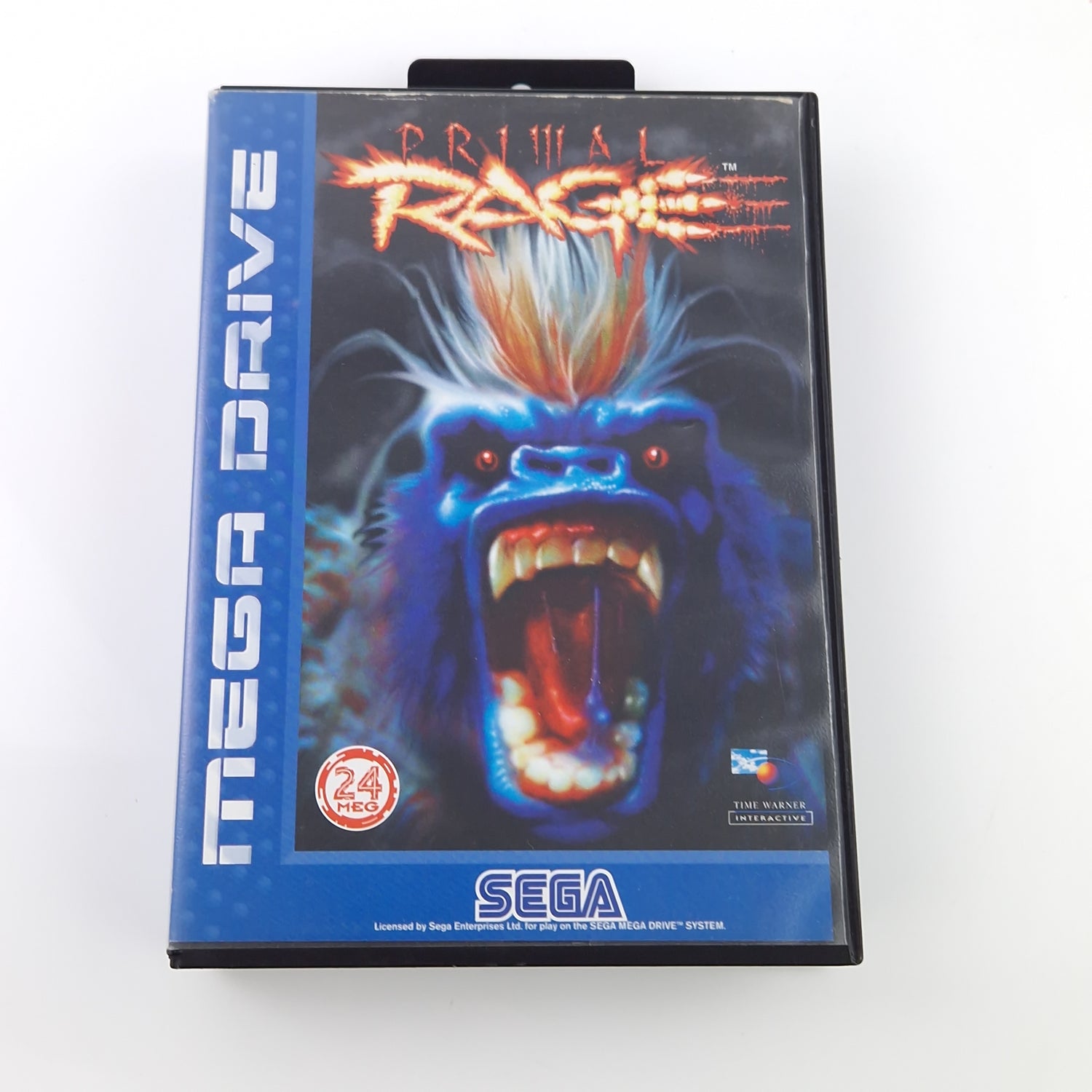 Sega Mega Drive Spiel : Primal Rage - MD Cartridge Modul Anleitung OVP PAL