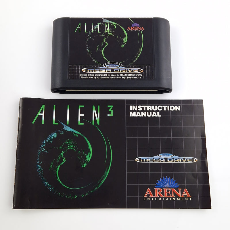 Sega Mega Drive Spiel : Alien 3 - MD Cartridge Modul Anleitung OVP PAL