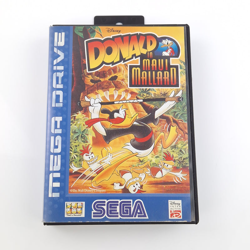 Sega Mega Drive Spiel : Donald in Maui Mallard - MD Modul Anleitung OVP PAL