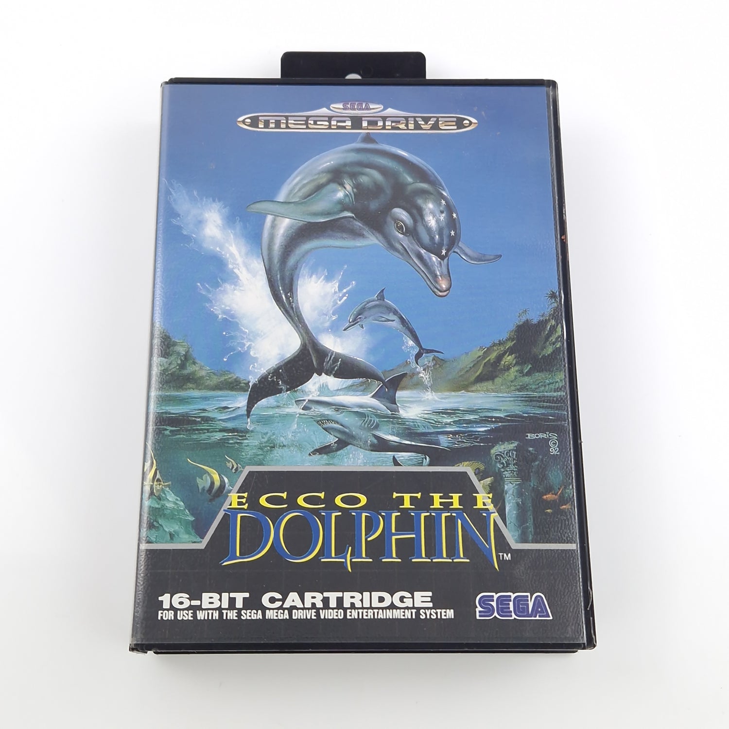 Sega Mega Drive Spiel : ECCO The Dolphin - MD Modul Anleitung OVP cib PAL