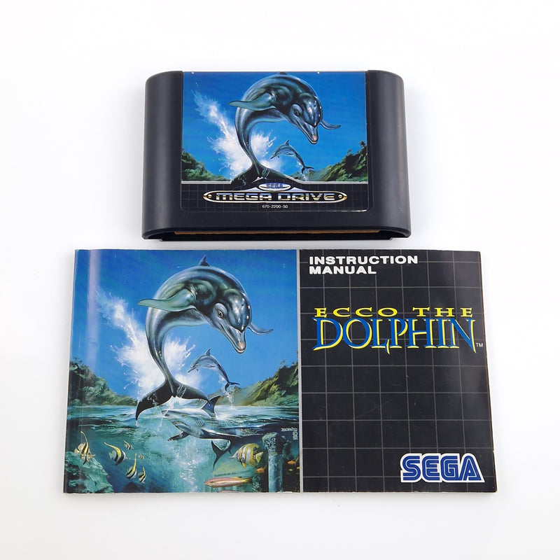 Sega Mega Drive Spiel : ECCO The Dolphin - MD Modul Anleitung OVP cib PAL