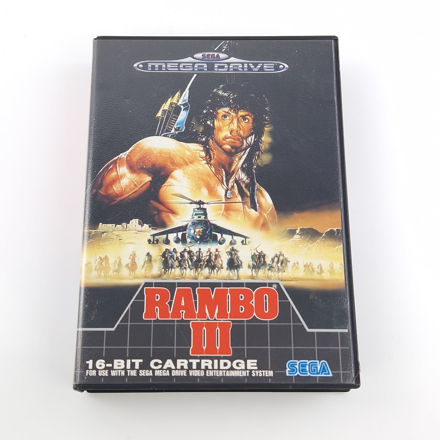 Sega Mega Drive Spiel : Rambo III - MD Modul Anleitung OVP cib PAL