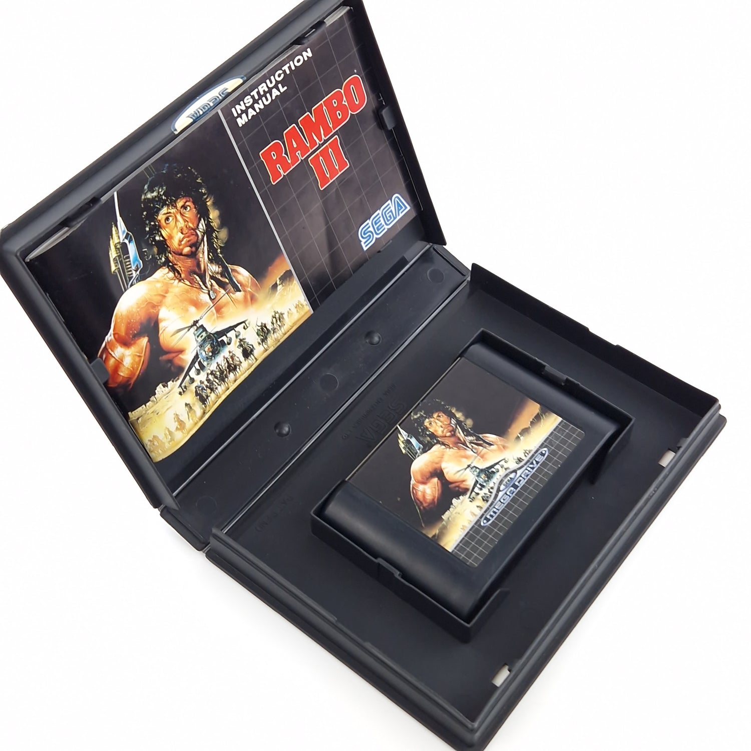 Sega Mega Drive Spiel : Rambo III - MD Modul Anleitung OVP cib PAL