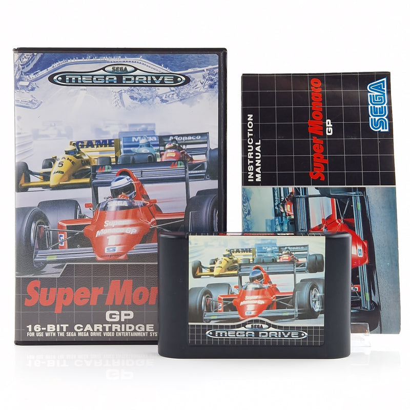 Sega Mega Drive Spiel : Super Monaco GP - MD Modul Anleitung OVP cib PAL