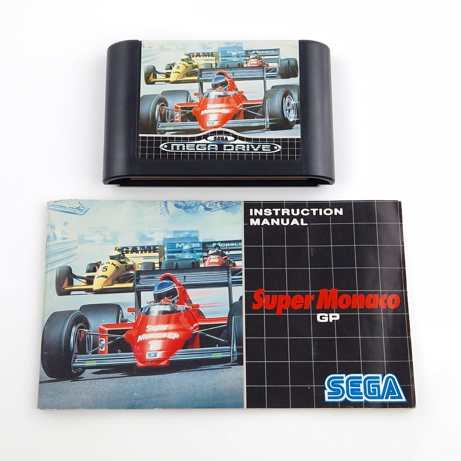 Sega Mega Drive Spiel : Super Monaco GP - MD Modul Anleitung OVP cib PAL