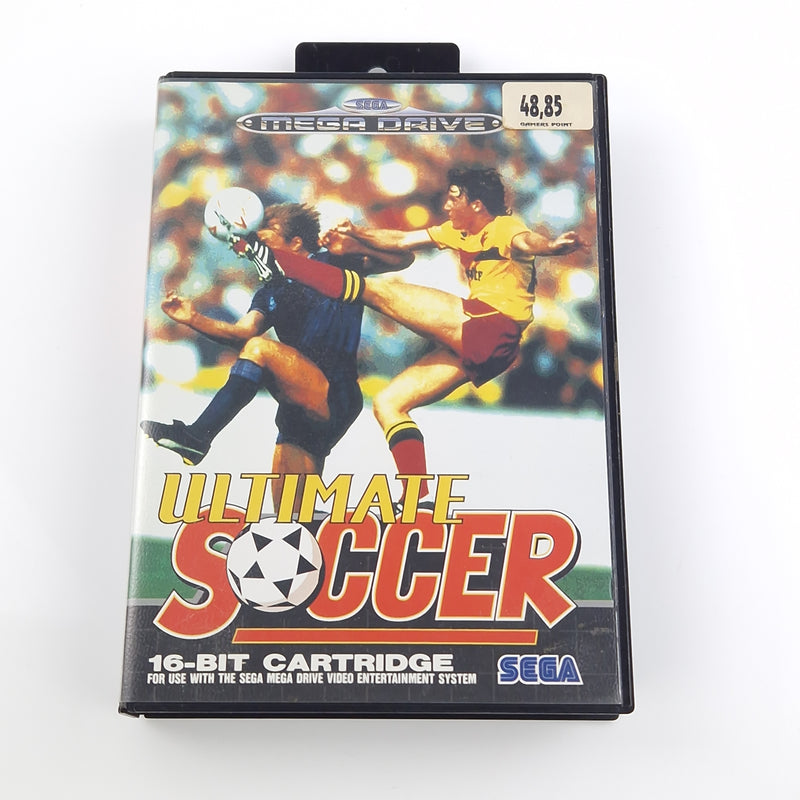 Sega Mega Drive Spiel : Ultimate Soccer - MD Modul Anleitung OVP Fußball PAL