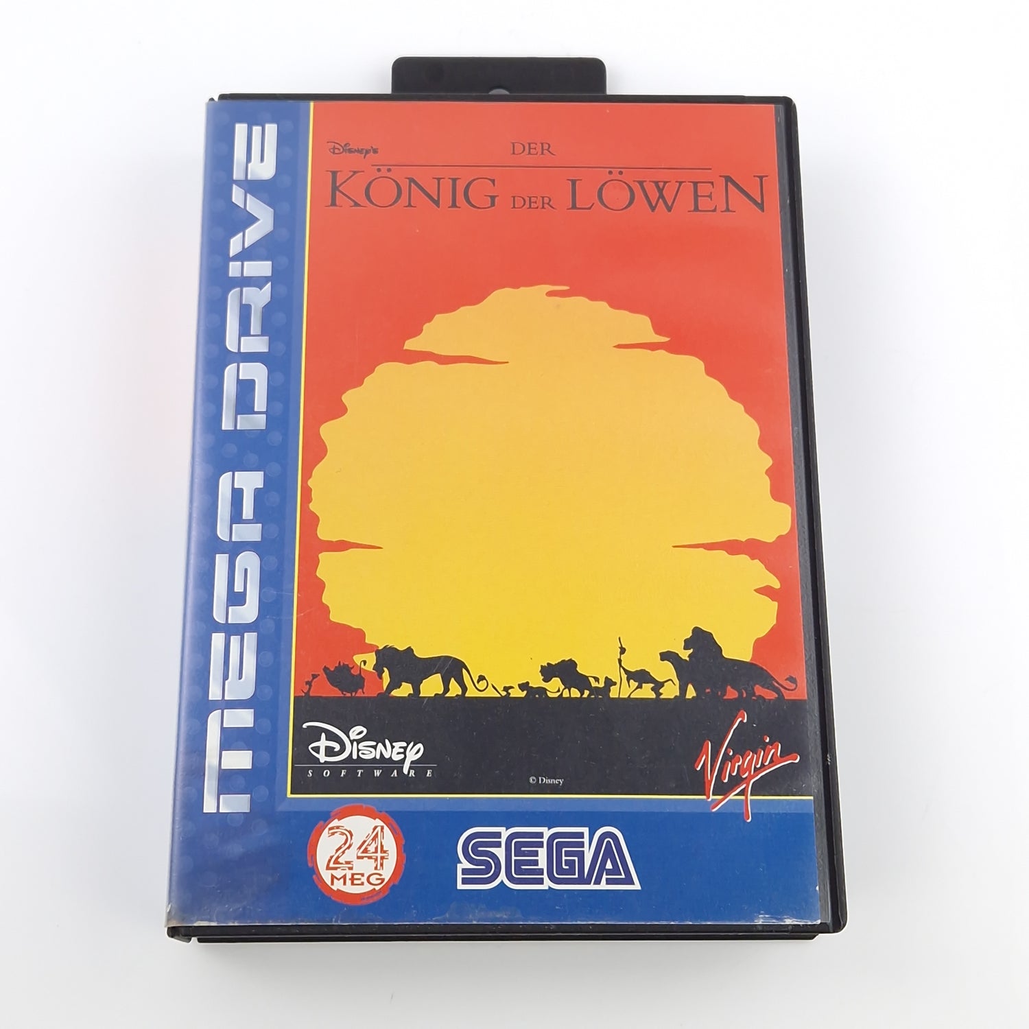 Sega Mega Drive Spiel : König der Löwen - MD Modul Anleitung OVP PAL