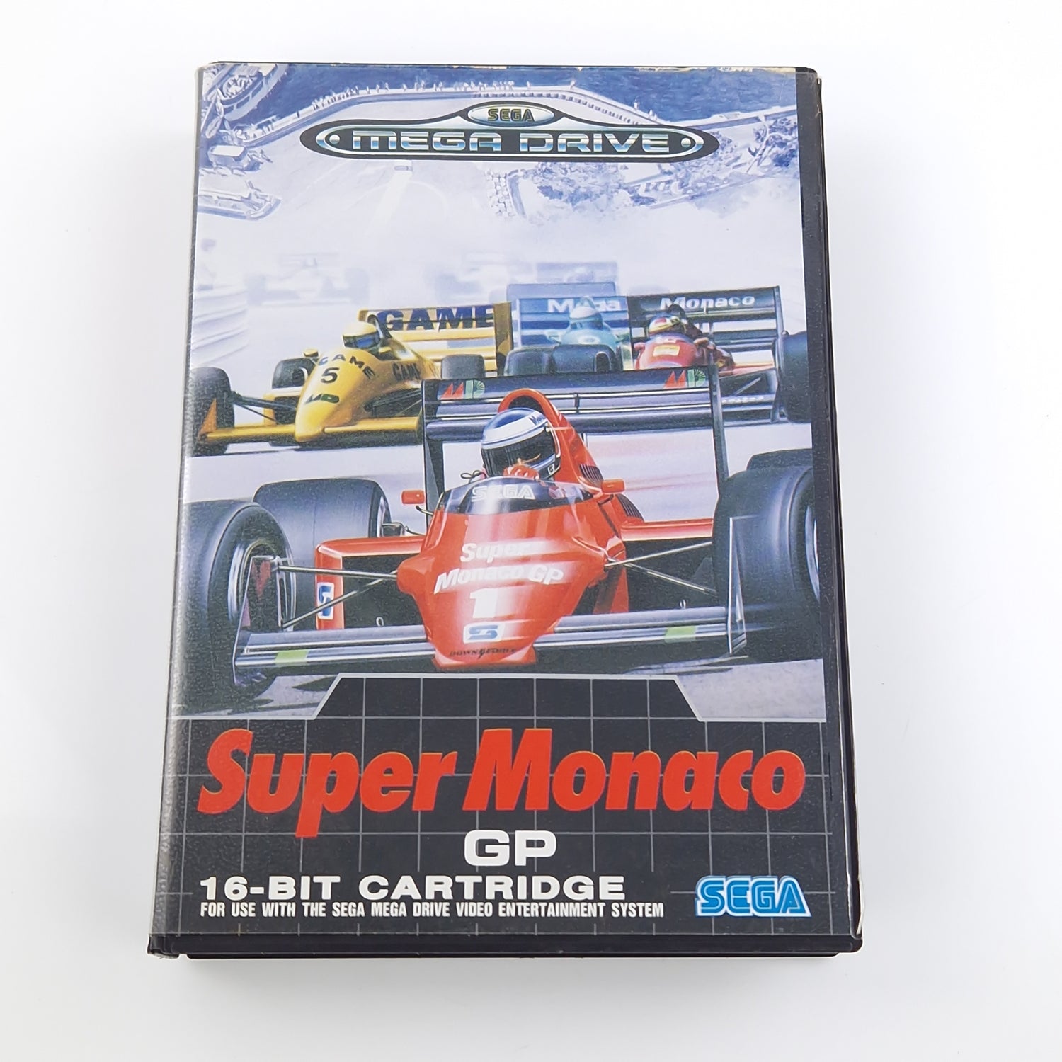 Sega Mega Drive Spiel : Super Monaco GP - MD Modul Anleitung OVP PAL