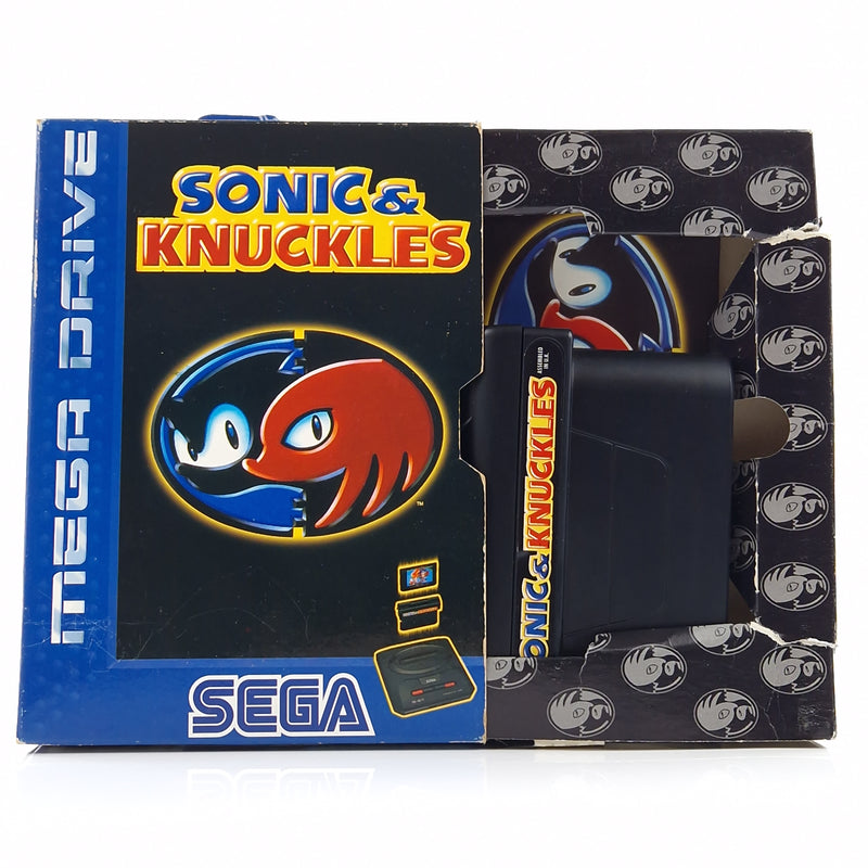 Sega Mega Drive Spiel : Sonic & Knuckles - MD Modul Anleitung OVP PAL