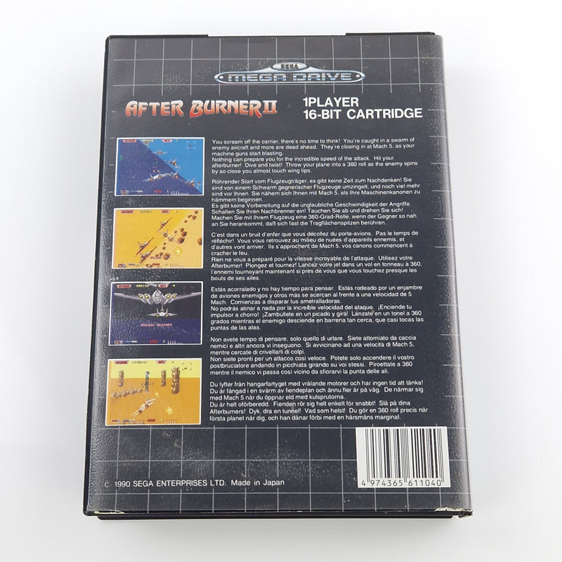 Sega Mega Drive Spiel : After Burner - MD Modul Anleitung OVP PAL