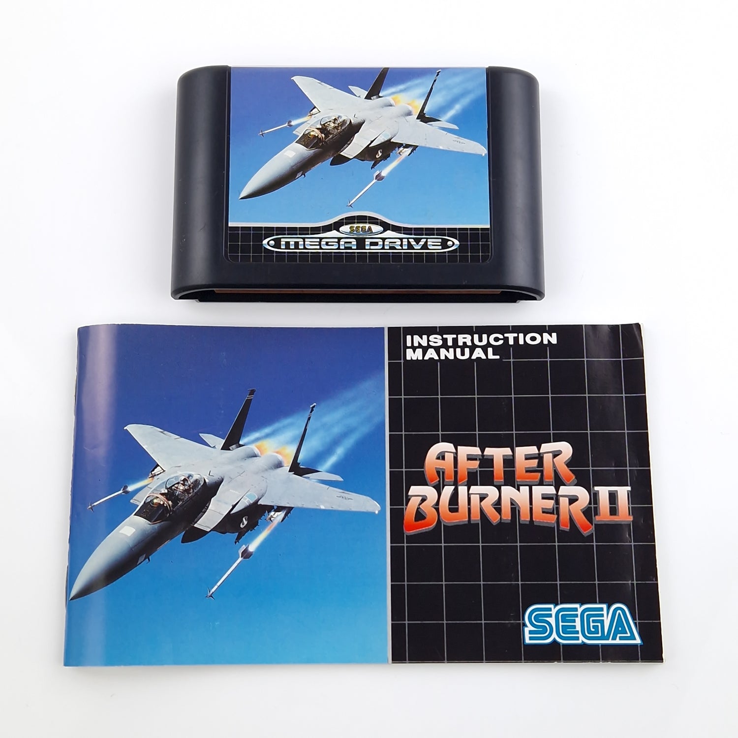 Sega Mega Drive Spiel : After Burner - MD Modul Anleitung OVP PAL