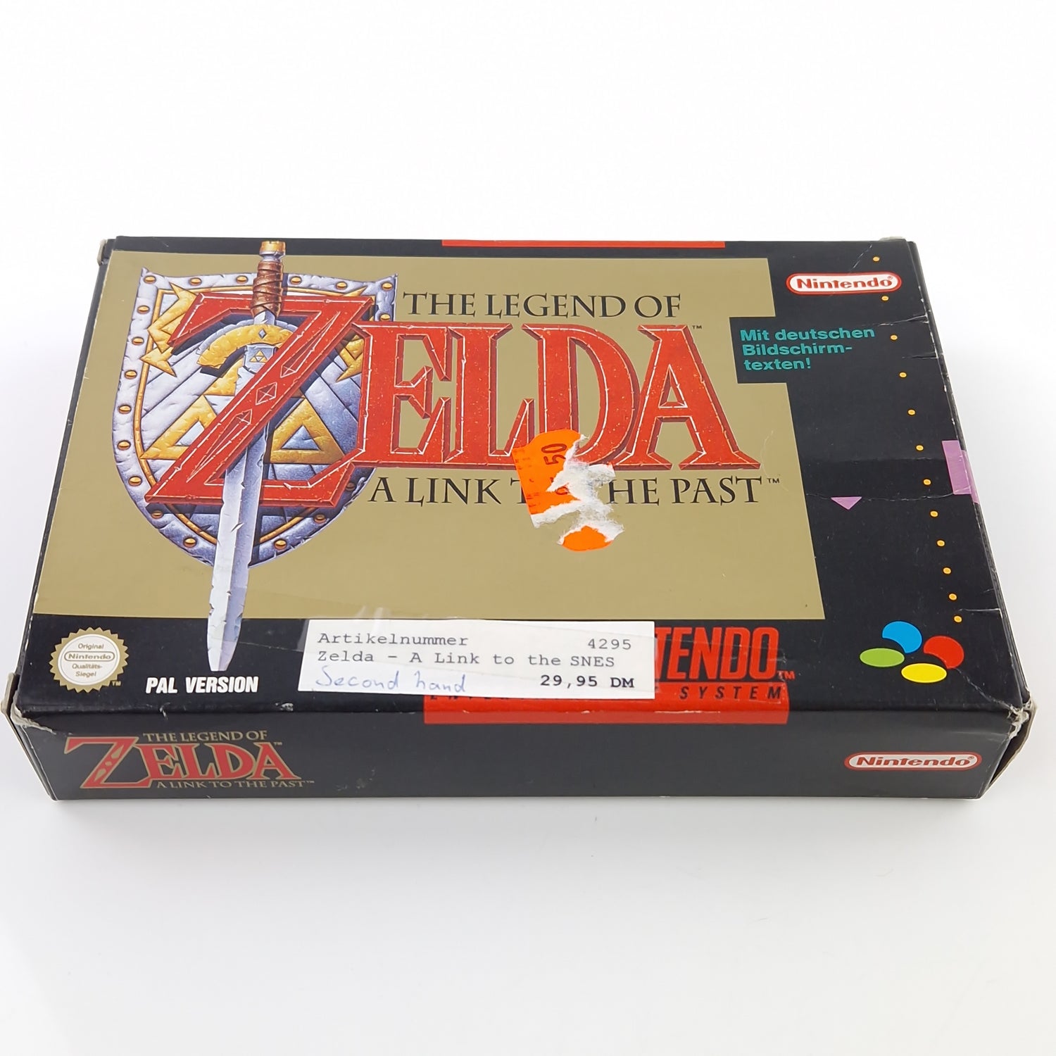 Super Nintendo Spiel : The Legend of Zelda a link to the Past - SNES Modul OVP