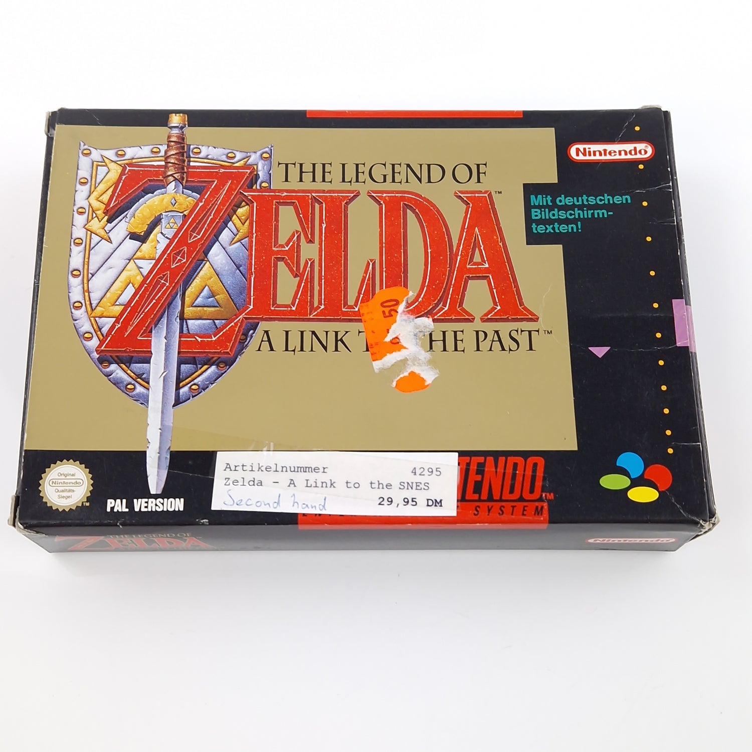 Super Nintendo Spiel : The Legend of Zelda a link to the Past - SNES Modul OVP