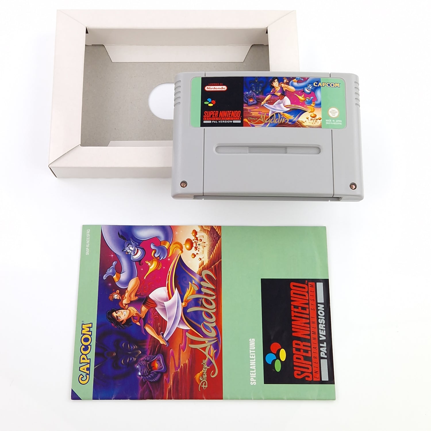 Super Nintendo Spiel : Disneys Aladdin - SNES Modul Anleitung OVP PAL NOE/SFRG