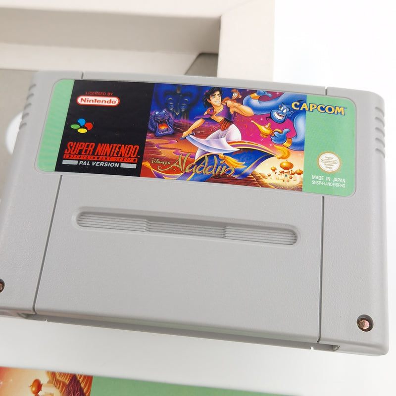 Super Nintendo Spiel : Disneys Aladdin - SNES Modul Anleitung OVP PAL NOE/SFRG