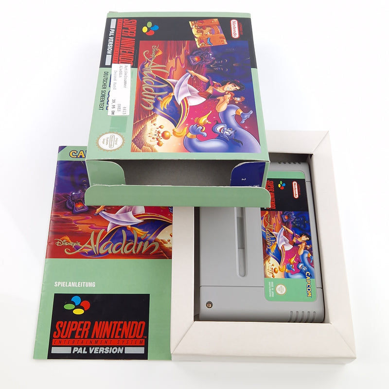 Super Nintendo Spiel : Disneys Aladdin - SNES Modul Anleitung OVP PAL NOE/SFRG