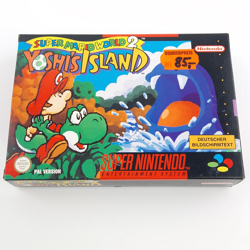 Super Nintendo Spiel : SMW 2 Yoshis Island - SNES Modul Anleitung OVP PAL NOE