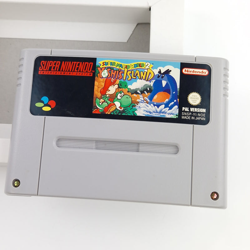 Super Nintendo Spiel : SMW 2 Yoshis Island - SNES Modul Anleitung OVP PAL NOE