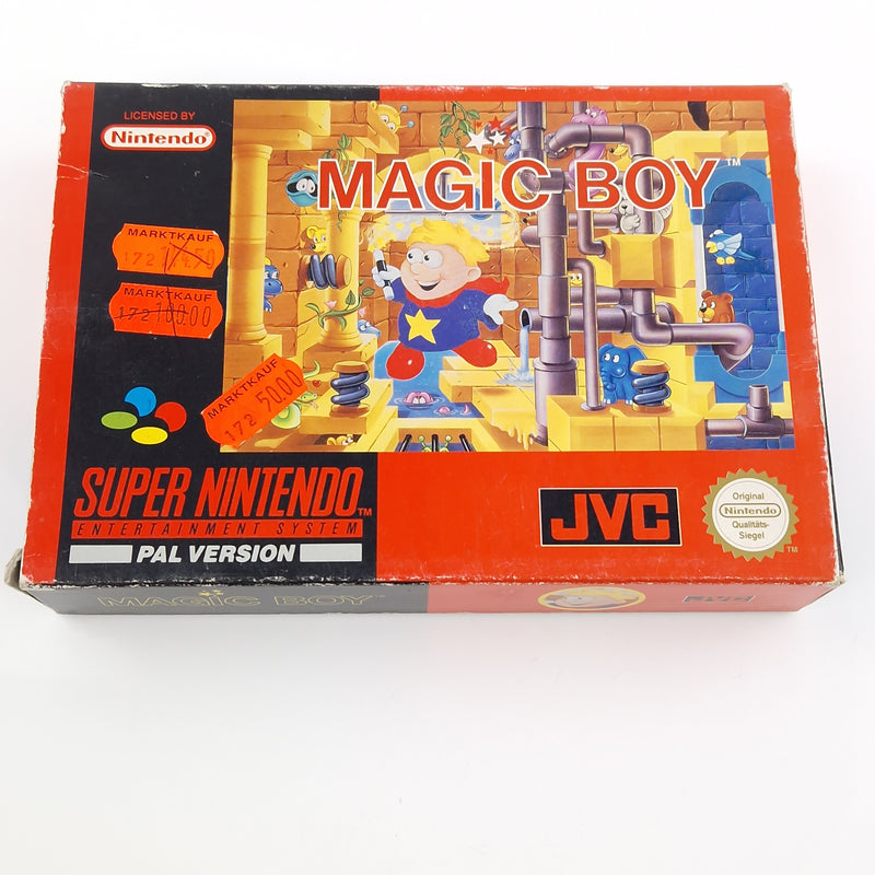 Super Nintendo Spiel : Magic Boy - SNES Modul Anleitung OVP PAL NOE