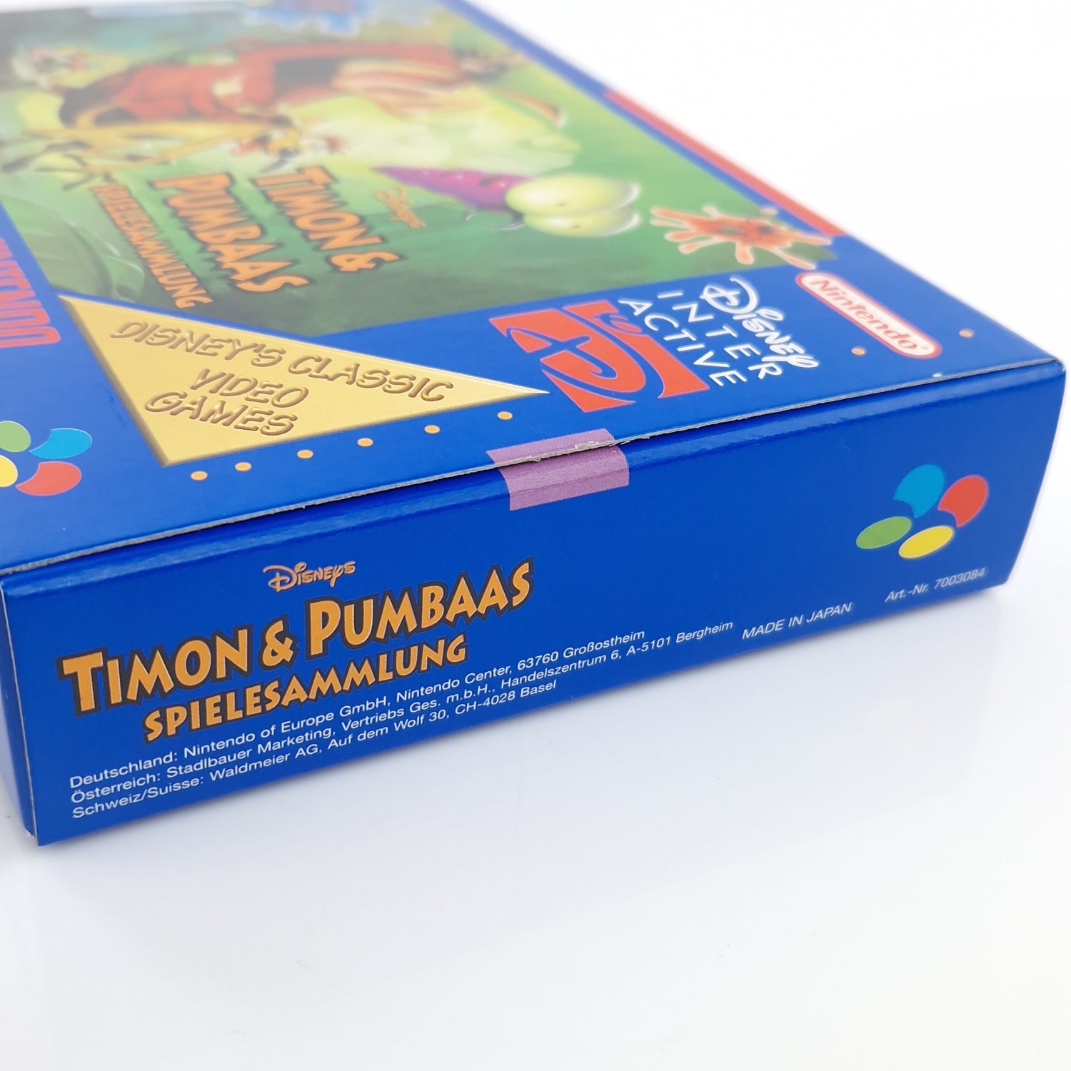 Super Nintendo Spiel : Disneys Timon & Pumbaas Spielesammlung - SNES OVP PAL