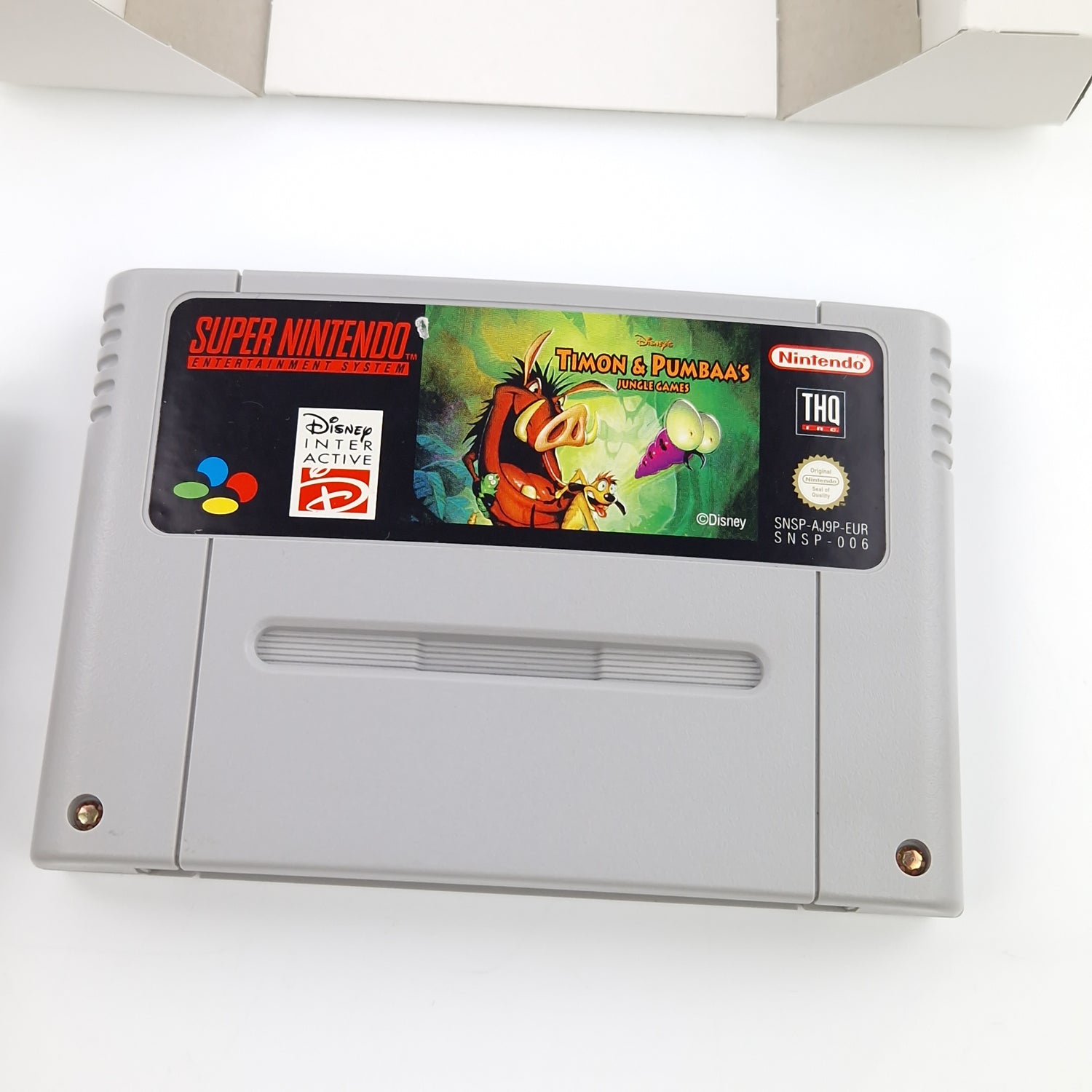 Super Nintendo Spiel : Disneys Timon & Pumbaas Spielesammlung - SNES OVP PAL