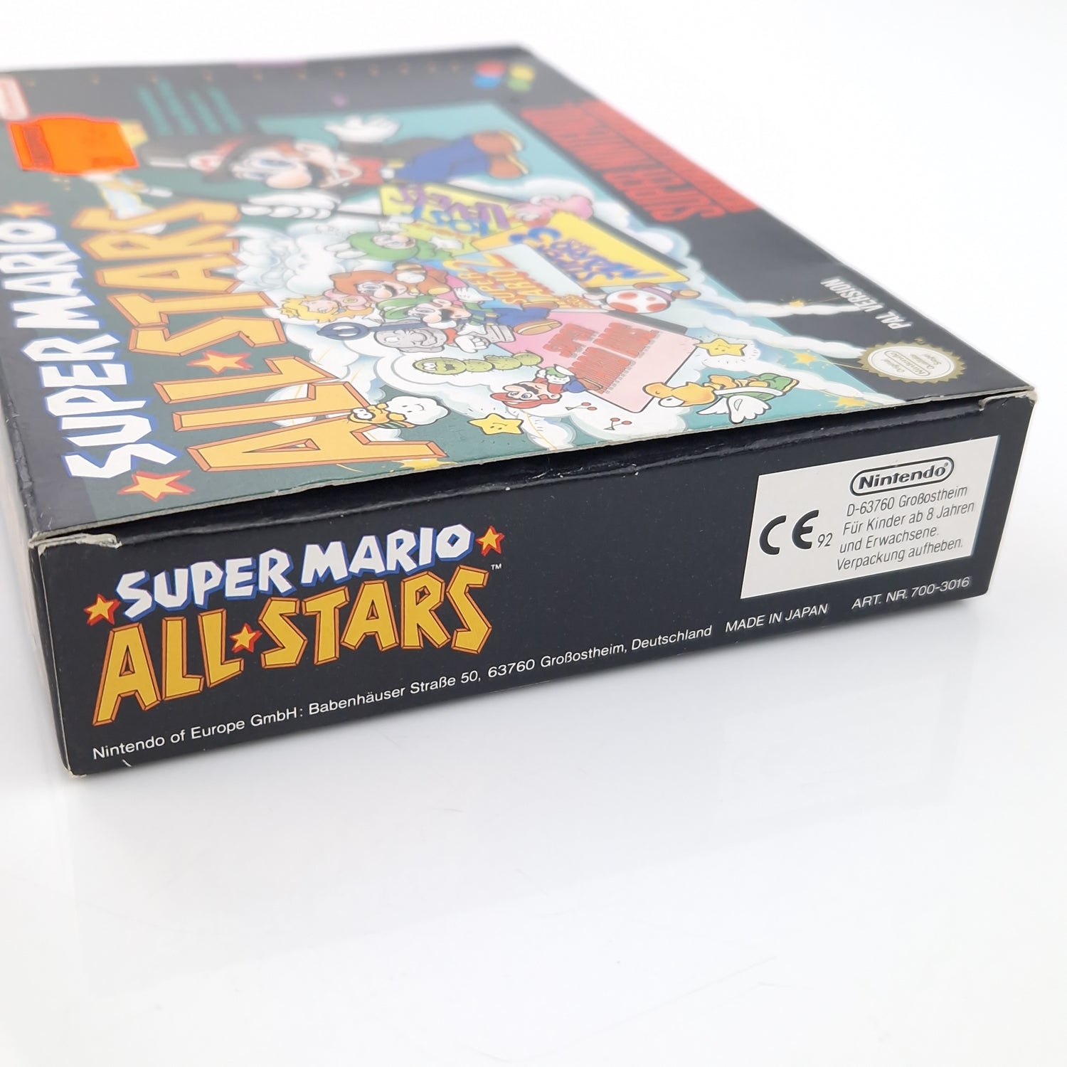 Super Nintendo Spiel : Super Mario All-Stars - SNES Modul Anleitung OVP PAL NOE