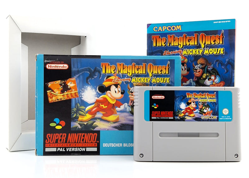 Super Nintendo Spiel : The Magical Quest starring Mickey Mouse - SNES OVP PAL