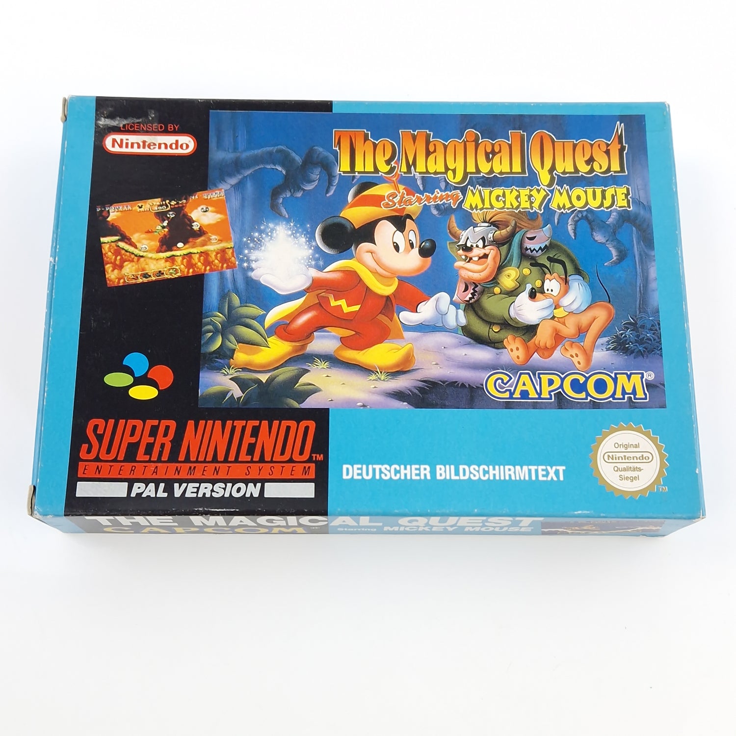 Super Nintendo Spiel : The Magical Quest starring Mickey Mouse - SNES OVP PAL