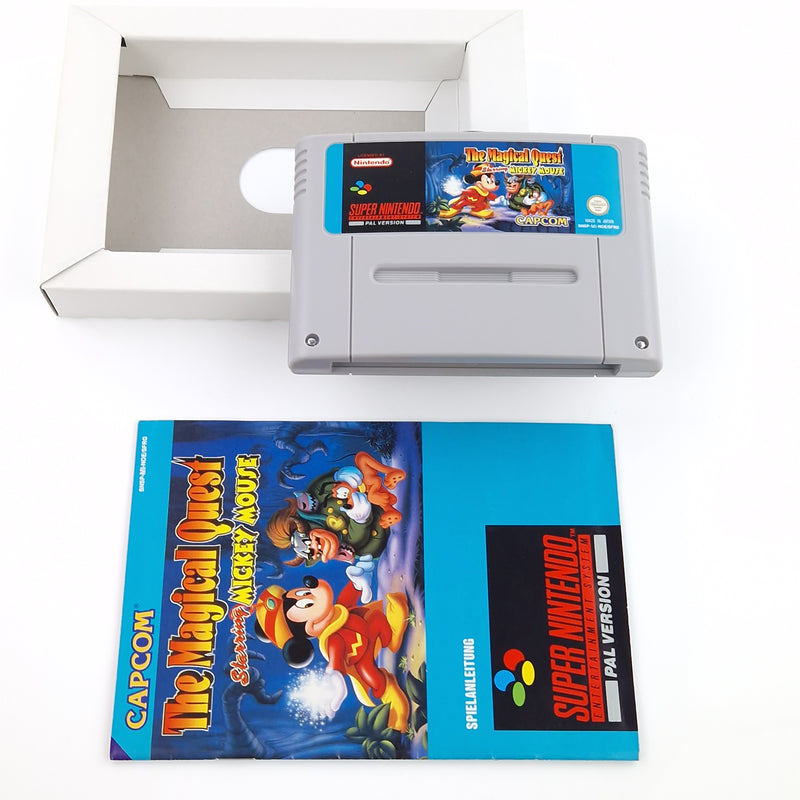 Super Nintendo Spiel : The Magical Quest starring Mickey Mouse - SNES OVP PAL