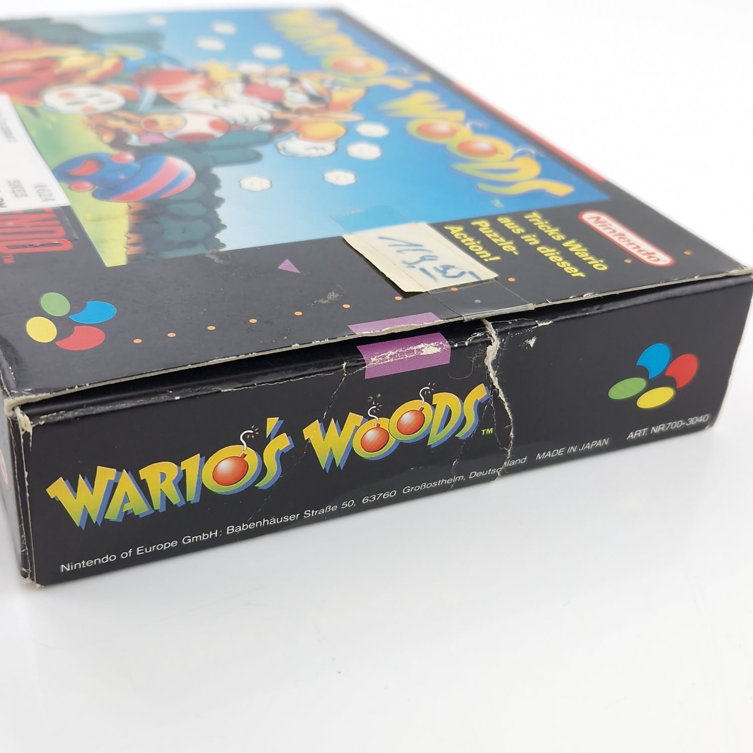 Super Nintendo Spiel : Wario Woods - SNES Modul Anleitung OVP PAL Game NOE