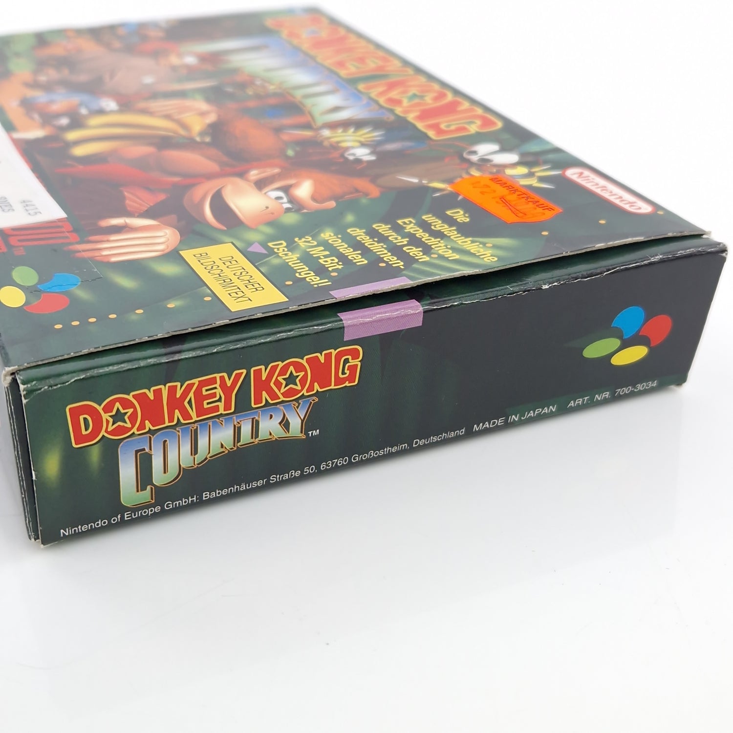 Super Nintendo : Donkey Kong Country 1 - SNES Modul Anleitung OVP PAL NOE