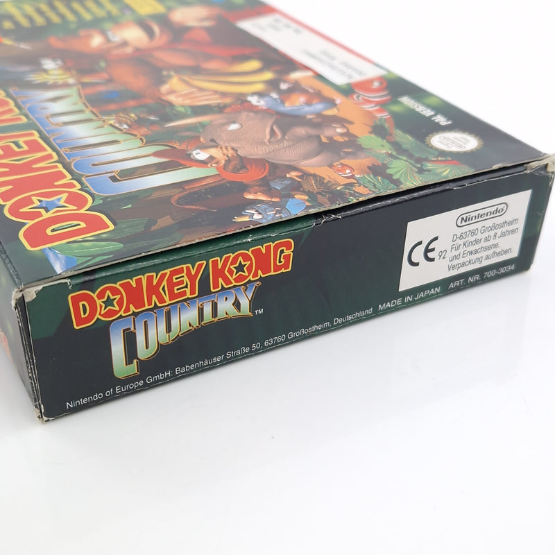 Super Nintendo : Donkey Kong Country 1 - SNES Modul Anleitung OVP PAL NOE