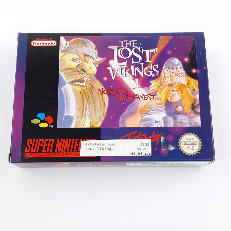 Super Nintendo : The Lost Vikings II Norse by Norsewest - SNES OVP PAL Game