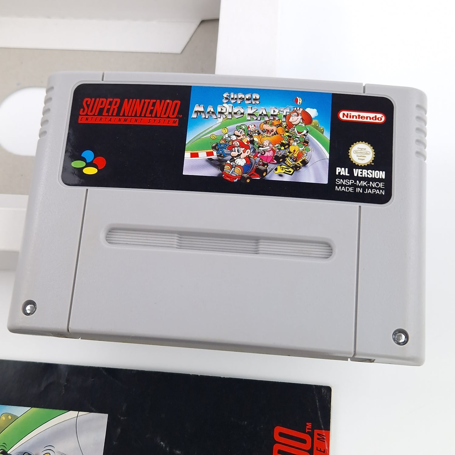 Super Nintendo Spiel : Super Mario Kart - SNES Modul Anleitung OVP PAL NOE