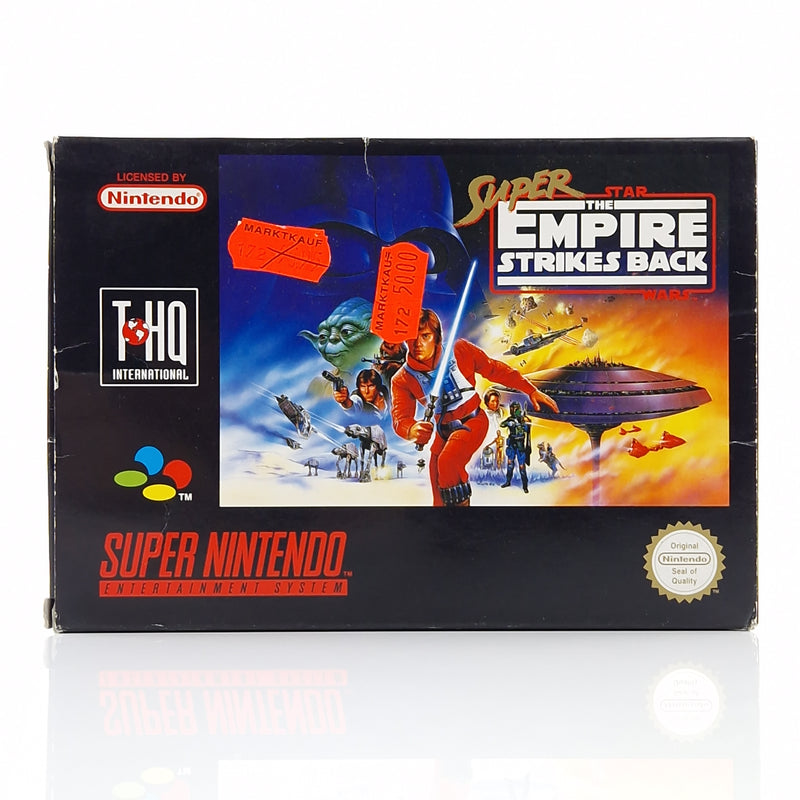 Super Nintendo Spiel : Super Star Wars The Empire Strikes Back - SNES OVP PAL