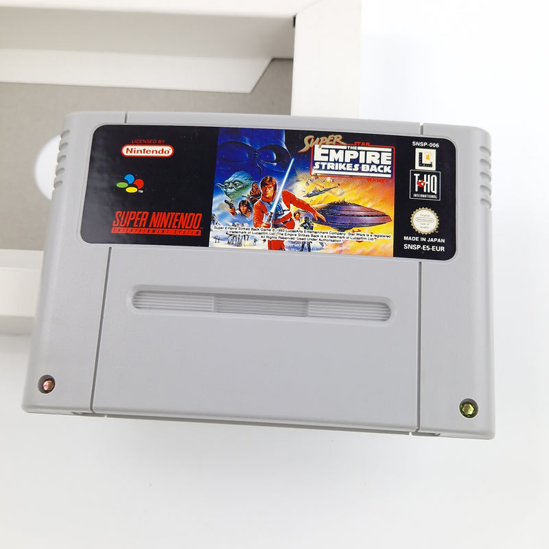 Super Nintendo Spiel : Super Star Wars The Empire Strikes Back - SNES OVP PAL